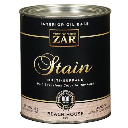 Zar 1 Qt Beach House Interior Oil-Based Wood Stain 13912